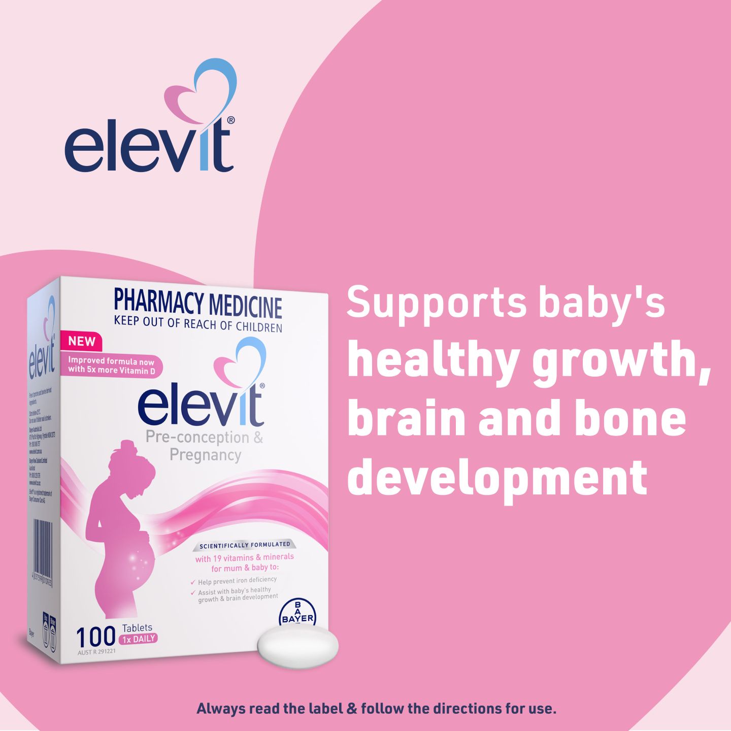 Elevit Pre-conception & Pregnancy Multivitamin